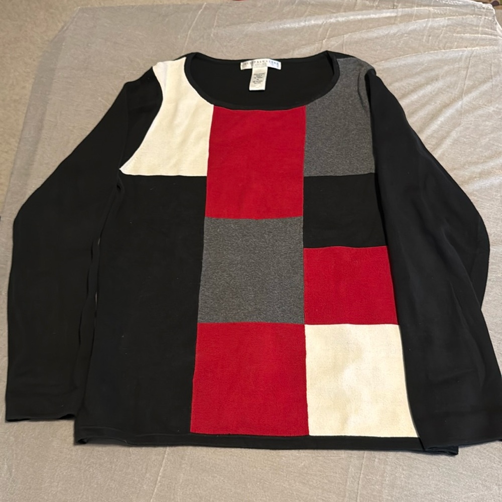 Geoffrey Beene Sport Color Block Sweater